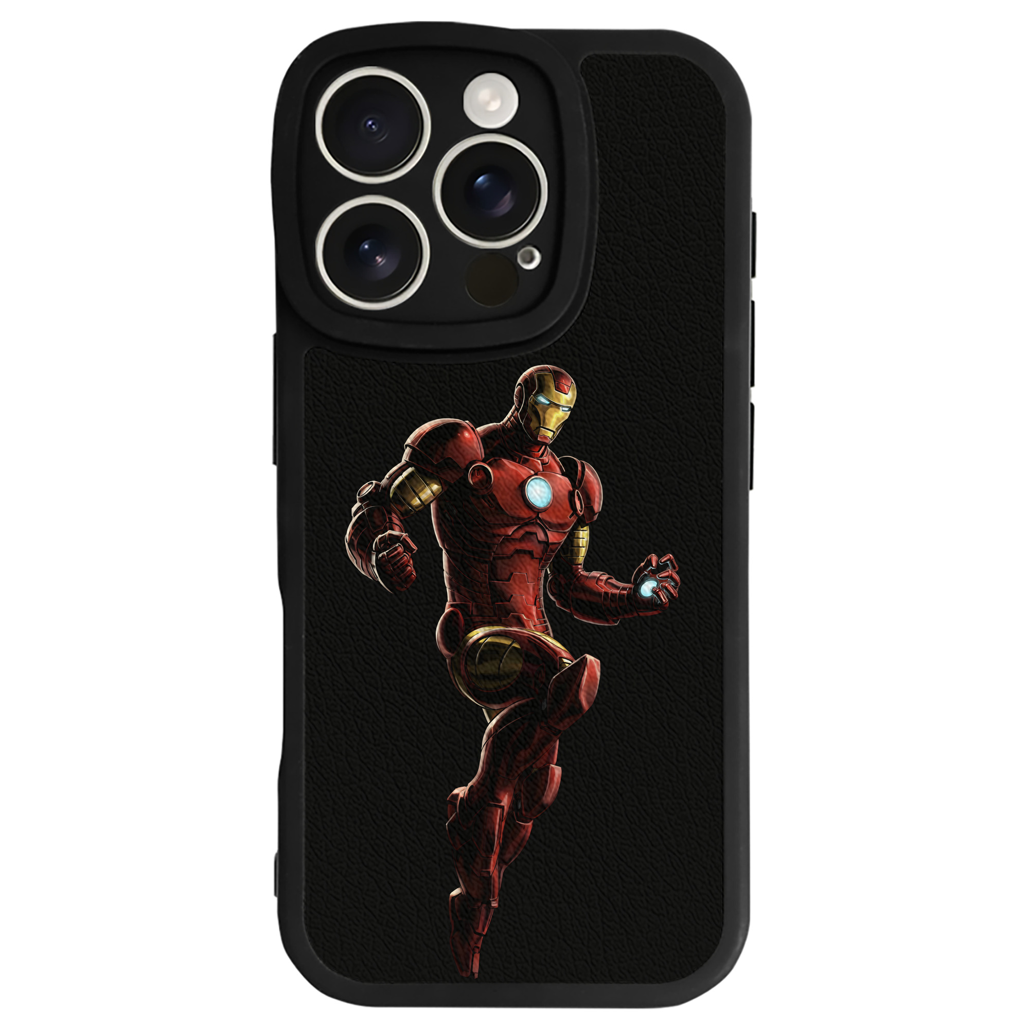 （画像用） アベンジャーズ The Avengers 【iPhone 16シリーズ対応】シリコンスマホケース（レザー調） 材質：シリコン